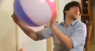 It was a Heavy ball