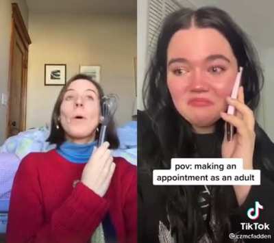 &ldquo;Making an appointment as an adult&rdquo;