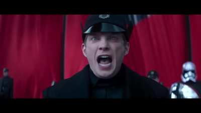 General hux goes off the hinges in speech