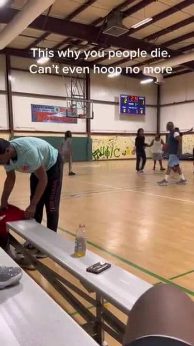 Argument at basketball court results in gun being pulled out