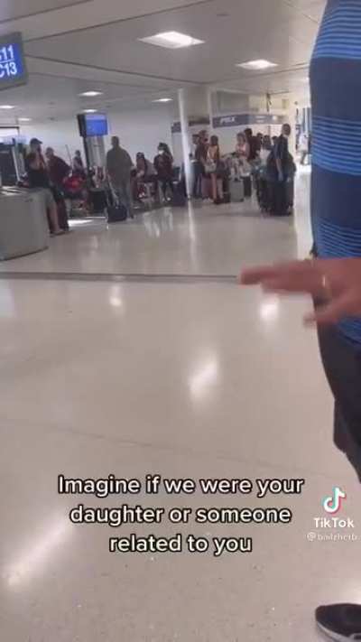 Creepy men taking pictures of young women will never be okay.