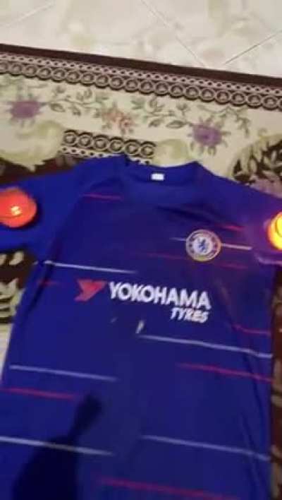 My friend this morning lol. He&rsquo;s a Chelsea fan