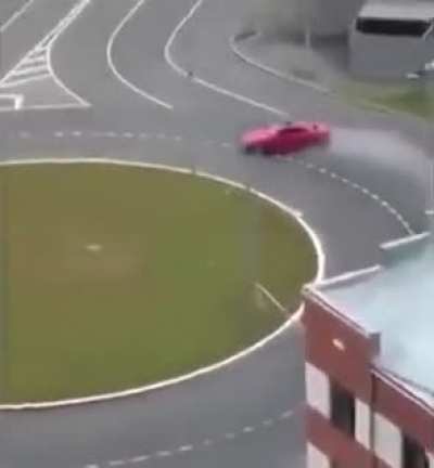 The ONLY way to use a round-a-bout...