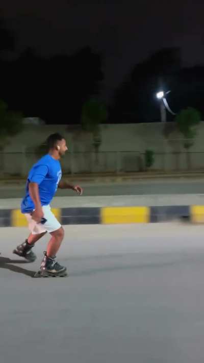 WCGW showing off on road.