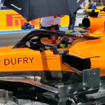 Heavy porpoising spotted on Norris&rsquo; car