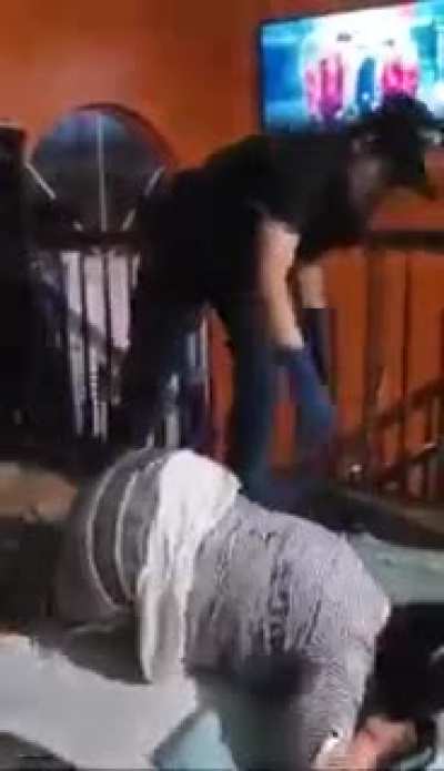 DOV, she looks paralyzed after that