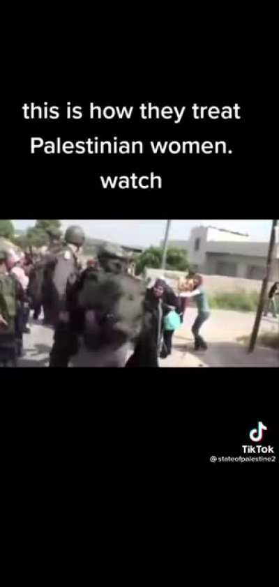Treatment of women by the Most Moral Army in the World (TM)