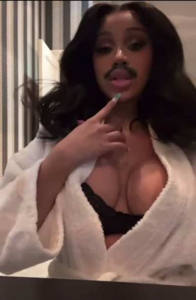 Cardi B Nip Slip on IG Live
