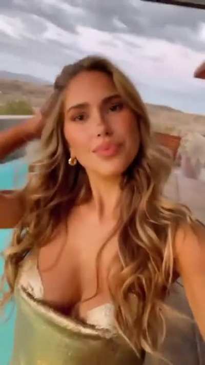 Golden dress