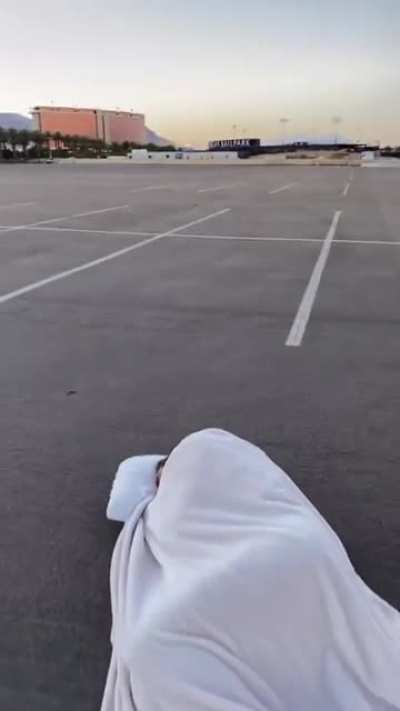 He looked pretty comfy