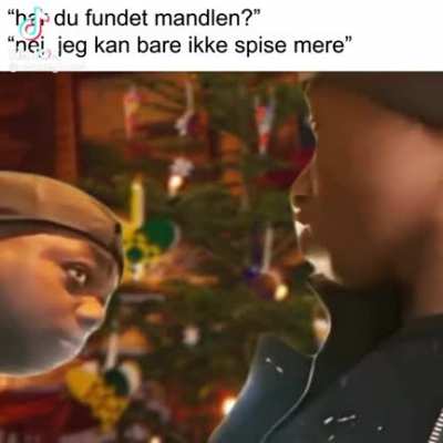 manden har mandlen 😳