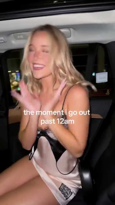 "ive been on my wholesome life recently but its a girlsss nighttt"