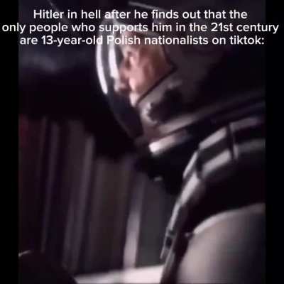 No but seriously like at least 20% of all neo-Nazis or wehraboos on tiktok are from Poland
