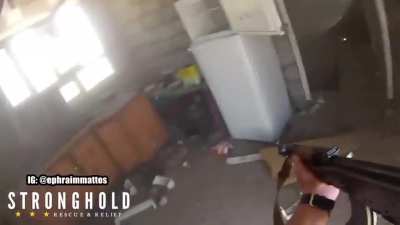 GoPro video from Iraq shows former Navy seal sniper Ephraim Mattos, who voluntarily joined the fight against ISIS with his organization Stronghold Rescue & Relief alongside the Free Burma Rangers, assaulting a ISIS held house in a village near Mosul, 