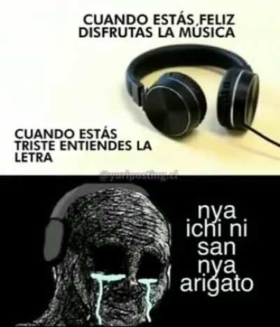 Only sad reaction