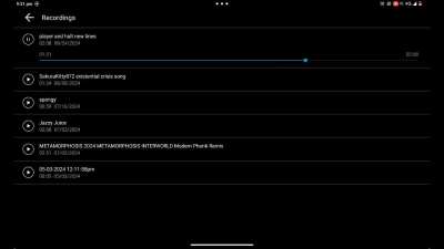 NEW HALT AND PLAYER THINGY VOICE