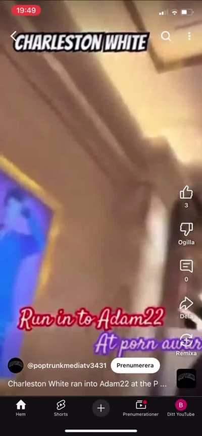 Adolf16 really tired to tell us that Charleston white lost because he didn&rsquo;t keep the same energy,but wack was all teeth after what he told him what he was going to do and after all violation CW threw at him. Well here is a video where Adam was a straight