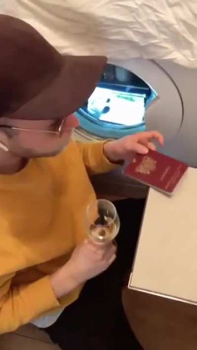 Erm.... at least he's enjoying it...?