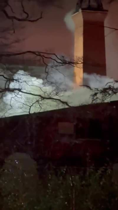 Sad day. Tesla's Lab on Long Island Burned to the ground.