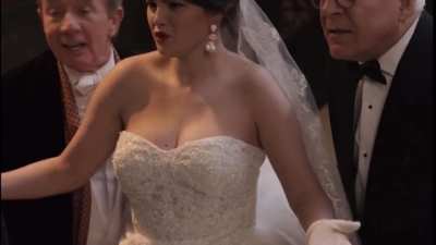 Selena | White gown | Only Murders in the Building S03 | 2023