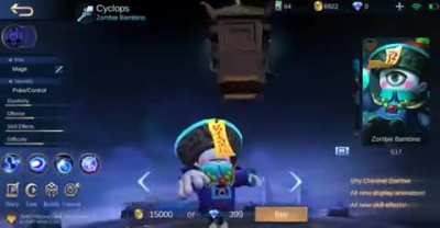 Cyclops - Zombie Bambino Entrance / source @aceunyil
