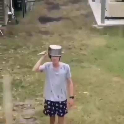 "Protecting me from the hail"