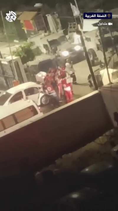Israeli occupation forces have just raided Ibn Sina Hospital in Jenin, in the occupied West Bank where there's no Hamas ordering ER doctors, nurses to come out with their hands up. The IDF &amp; the settlers have murdered over 200 Palestinians in the West Ban