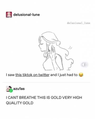 I looked! It hasn't been posted yet! Animation based off a TikTok!