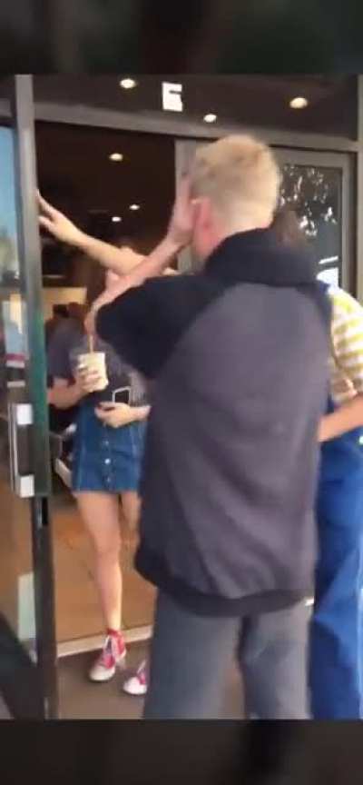 Boy attempts to make a move; boyfriend interferes
