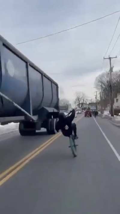 That was close or how you can be injured.