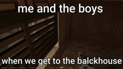 me and the boys when we find the black house