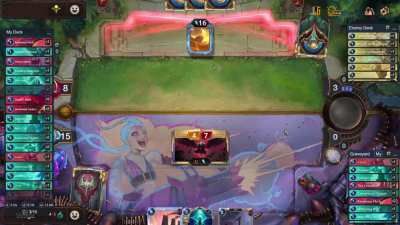 Despair + Swain/Teemo ! Strike my own Nexus to trigger the Nexus Strike effect.