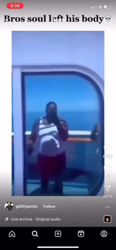 Soul left his body