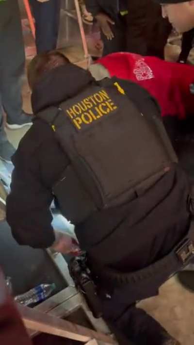 More footage of people passed out at the festival, doesn't look like pushing in the crowd, what else is going on?