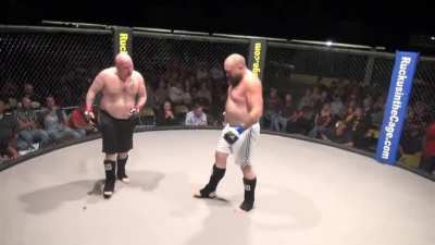 thought this fits here, MMA "brown belt" shit himself during fight