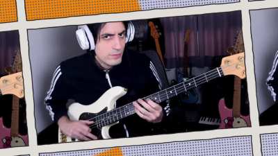 Spotted an &lsquo;Italian bassist&rsquo; in the trailer&hellip; anyone recognize him? 👀