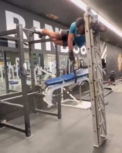 In a public gym&hellip;