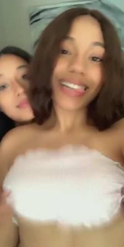 I love helping her drop these beautiful tits 😋 [OC]