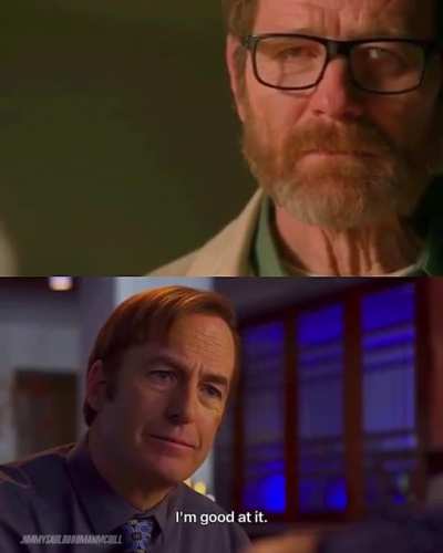 “Our Heisenberg has a ponytail!”From @jimmysaulgoodmanmcgill on Instagram.