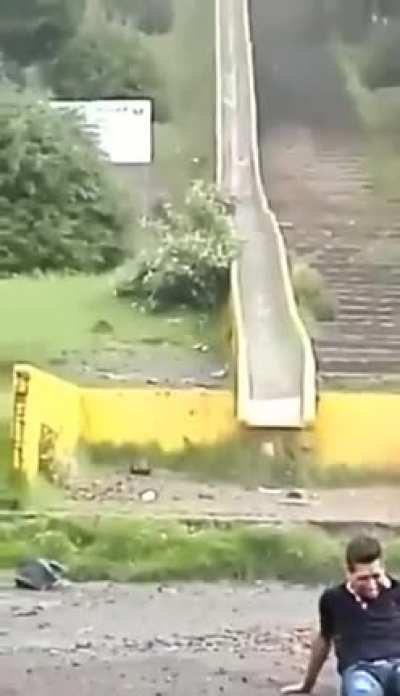 Yeah, let&rsquo;s go down an abandoned water slide - with no pool at the end