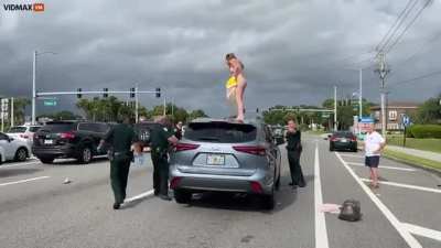 Methany pisses on car and masturbates