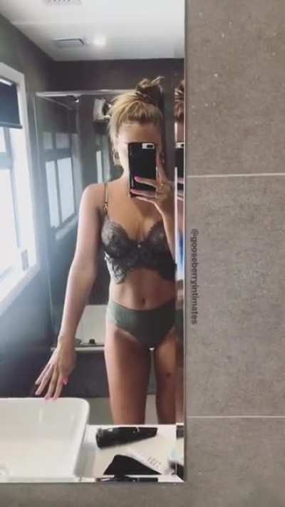 Nips in lingerie