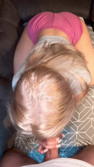 can i suck on your dick like this every single day if i ask nicely?