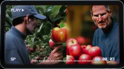 Apple AI advert