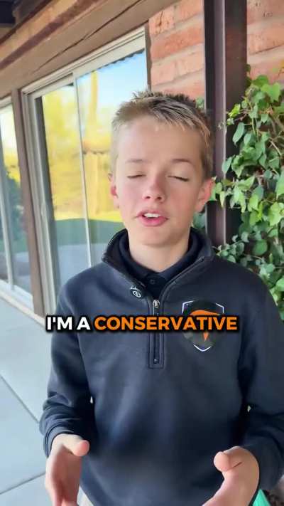 I&rsquo;m a conservative kid