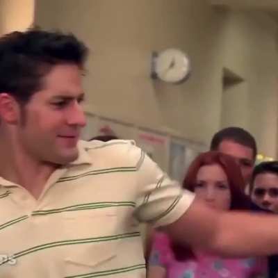 (not mine) The office cast (us) faces put on the people in spiderman