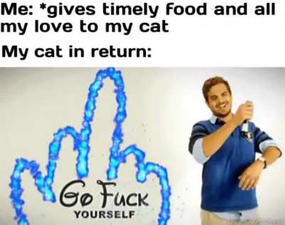 "See ya later fuckface"