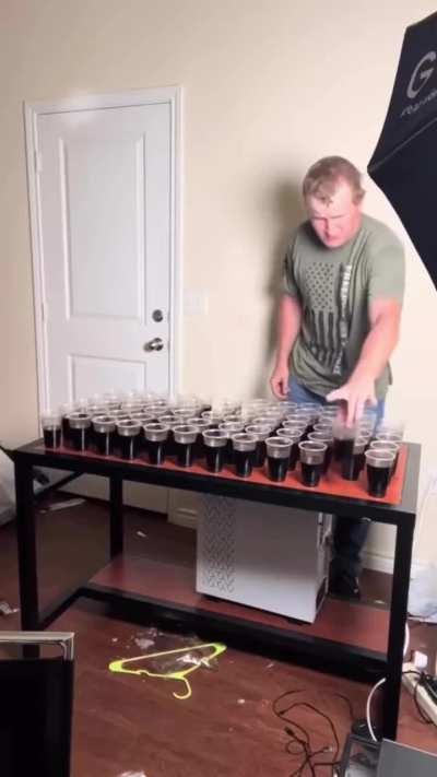 He literally decided to try it out
