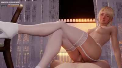Lunafreya Crossed Legs