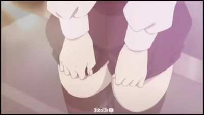 Thighs so nice, he had to include her twice